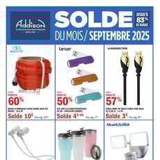  Addison Électronique - Solde du Mois