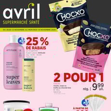  Avril - Supermarché Santé