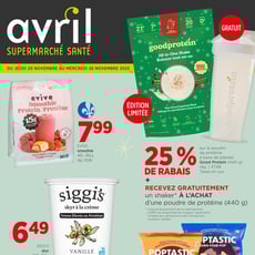  Avril - Supermarché Santé