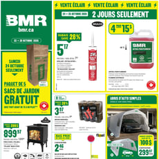 BMR du 22 au 28 octobre 2026