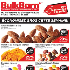 Bulk Barn du 15 au 21 octobre 2026