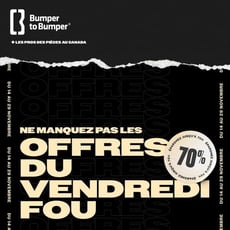  Bumper to Bumper - Offres du Vendredi Fou
