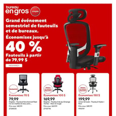 Bureau En Gros du 16 au 22 octobre 2026