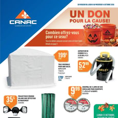 Canac du 8 au 14 octobre 2026