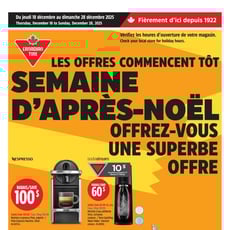  Canadian Tire - Semaine d'après-noël