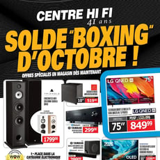 Centre Hi-Fi du 23 au 29 octobre 2026