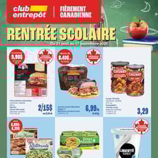  Club Entrepôt - Rentrée Scolaire