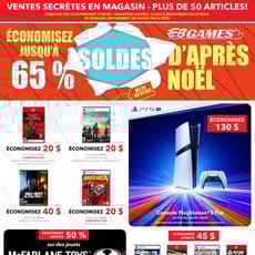  EB Games - GameStop - Solde d'Après-Noël