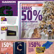  GAGNON - La Grande Quincaillerie - Soldes d'Après Noël