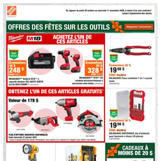 Home Depot du 29 octobre au 11 novembre 2026