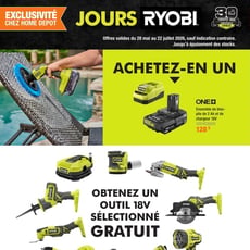 Home Depot - Jours Ryobi