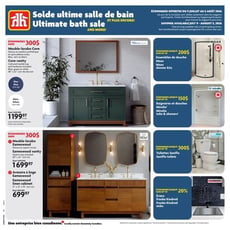  Home Hardware - Solde ultime salle de bain