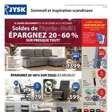  Jysk - Les Soldes de l'Après-Noël