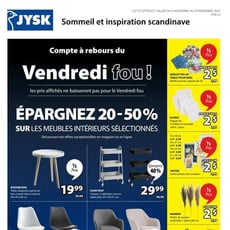  Jysk - Solde du Vendredi Fou