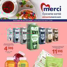  Les Aliments Merci Épiceries Santé