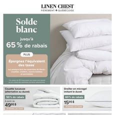  Linen Chest - Solde Blanc