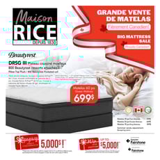  Maison Rice - Grande Vente de Matelas