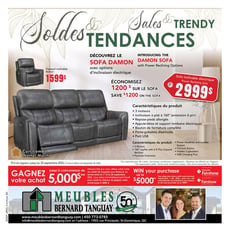  Meubles Bernard Tanguay - Soldes Tendances