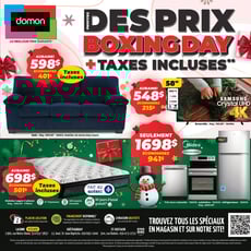 Meubles Domon - Soldes du Boxing Day
