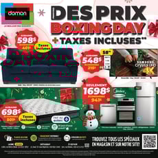  Meubles Domon - Soldes du Boxing Day
