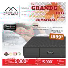  Meubles Gilles Émond - Matelas