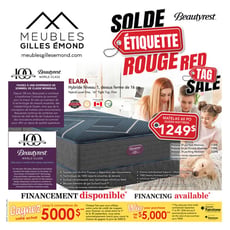  Meubles Gilles Émond - Solde Étiquette Rouge