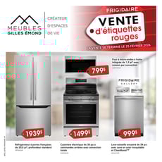  Meubles Gilles Émond - Vente d'étiquettes rouges