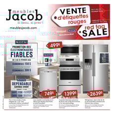  ​Meubles Jacob - Vente d'étiquettes rouges