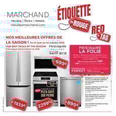  Meubles Marchand - Étiquette rouge