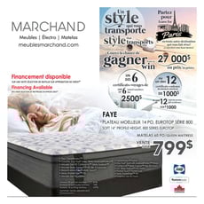  Meubles Marchand - Matelas