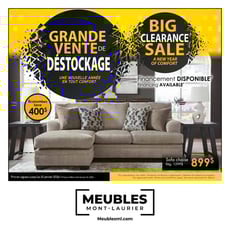  Meubles Mont-Laurier - Grande Vente de Déstockage