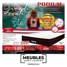  Meubles Mont-Laurier - Grande Vente