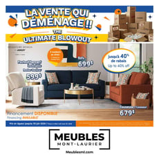  Meubles Mont-Laurier - La vente qui déménage !!