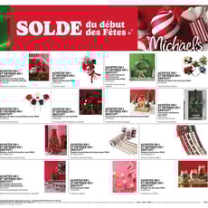  Michaels - Solde du début des Fêtes