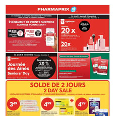 Pharmaprix du 31 octobre au 6 novembre 2026