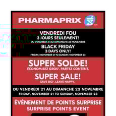  Pharmaprix - Vendredi Fou