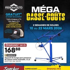  Princess Auto - Méga Casse-coûts