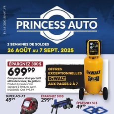  Princess Auto - Tout nécessaire pour l'atelier