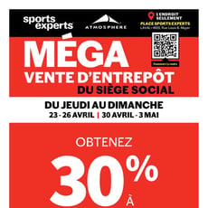  Sports Experts - Méga vente d'entrepôt du siège social