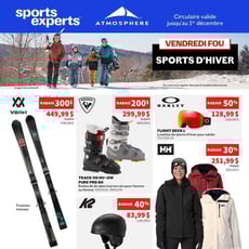  Sports Experts - Vendredi Fou : Sports d'hiver