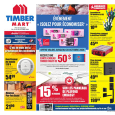 Timber Mart du 15 au 28 octobre 2026