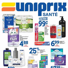 Uniprix du 29 octobre au 4 novembre 2026