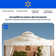  Walmart - Accueillez la saison des terrasses