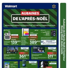  Walmart - Aubaines de l'Après-Noël