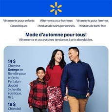 Walmart - Mode d'Automne