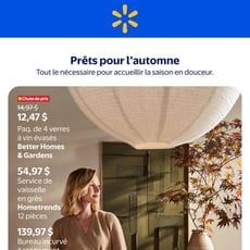  Walmart - Prêt pour l'Automne
