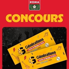 Participez au concours Aliments Roma - REMPORTER UNE SOIRÉE AU FESTIVAL GÉNÉRATION!