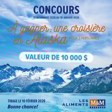 Participez au prestigieux concours Beau-soir : une croisière en Alaska de 10 000$ à remporter.
