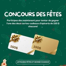 Participez au Concours de Boulangerie et remportez l'une des deux cartes-cadeaux de 150 $!