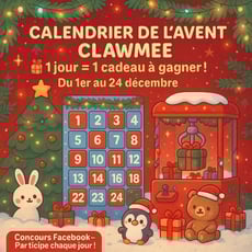 Participation au Concours du Calendrier de l'Avent ClawMee Drummondville !